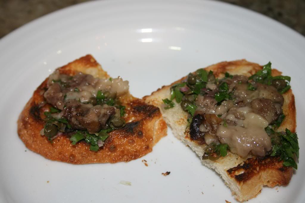 Bone Marrow Crostini & RibEye Steak The BBQ BRETHREN FORUMS.